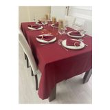 Zeren Home Sıvı Geçirmez Dertsiz Masa Örtüsü Bordo 160 X 400