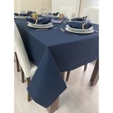 Zeren Home Sıvı Geçirmez Dertsiz Masa Örtüsü Lacivert - 160 x 260 cm