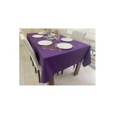 Zeren Home Sıvı Geçirmez Dertsiz Masa Örtüsü Mor 160 x 400