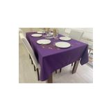 Zeren Home Sıvı Geçirmez Dertsiz Mor 140x240 cm Masa Örtüsü