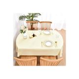 Zeren Home Sıvı Geçirmez Dertsiz Oval Masa Örtüsü, 160 x 210, ovalmortusu2