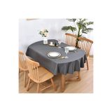 Zeren Home Sıvı Geçirmez Dertsiz Oval Masa Örtüsü, 160 x 210, ovalmortusu