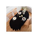 Zeren Home Sıvı Geçirmez Dertsiz Oval Masa Örtüsü, 160 x 240, ek-oval-ek37