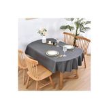 Zeren Home Sıvı Geçirmez Dertsiz Oval Masa Örtüsü, 160 x 260, ek-oval-ek12