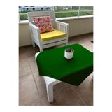 Zeren Home Sıvı Geçirmez Dertsiz Pamuk Keten Kare Masa Örtüsü 80cm x 80cm, 80 x 80, 80x80z