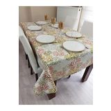 Zeren Home Sıvı Geçirmez Dertsiz Pembe Mercan Pattern 140x200 cm Masa Örtüsü