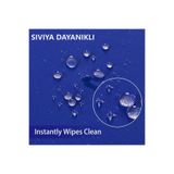 Zeren Home Sıvıya Dayanıklı Dertsiz Oval Masa Örtüsü Saks Mavi 160 X 300 160 X 300