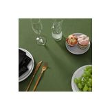Zeren Home Sıvıya Dayanıklı Dertsiz Oval Masa Örtüsü Yeşil 160 X 210 160 X 210