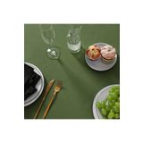 Zeren Home Sıvıya Dayanıklı Dertsiz Oval Masa Örtüsü Yeşil 160 X 240 160 X 240