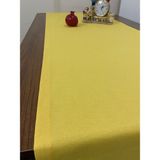 Zeren Home Sıvıya ve Lekeye Dayanıklı Runner Dikdörtgen - Sarı - 50 x 170 cm