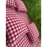 Zeren Home Yer Masa Piknik Örtüsü Sofra Bezi 170 x 170 , 4 Minder 40 x 40cm Takım