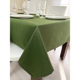 Zeren Home Yeşil Sıvı Geçirmez Dertsiz 170x350 cm Masa Örtüsü
