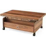 Zerenland 61 Akıllı Sehpa, Sihirli Sehpa, Fonksiyonel Orta Sehpa, Açılabilir Sehpa, 6 Boyutlu Sehpa 90*60CM - CEVİZ - RENKLER
