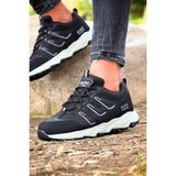 Zerenyus J24 Waterproof Erkek Trekking Outdoor Ayakkabı Siyah Beyaz