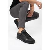 Zerenyus ZRC191 Yüksek Kalite Kemer Detaylı Şık Günlük Erkek Sneaker Siyah