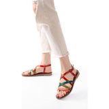 Zerenyus ZRİN-017 Premium Multi Ortopedik Hakiki Deri Kadın Sandalet