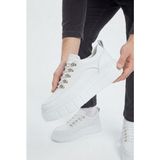 Zerenyus ZRK-X10 Yüksek Kalite Kalın Taban Beyaz Günlük Erkek Casual Ayakkabı