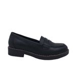 Zerhan 2404 Siyah Kadın Loafer Ayakkabı