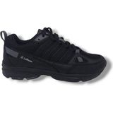 Zerhan Lutton 215 Unisex Siyah Bağcıklı File Yürüyüş Koşu Büyük Numara Spor Ayakkabı 45 46 47 48