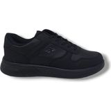Zerhan Lutton 4555 Unisex Siyah Bağcıklı Kalın Taban Büyük Numara Spor Ayakkabı 45 46 47 48
