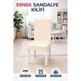 zerıf moda Esnek Sandalye Kılıfı Lastikli Yıkanabilir Kaymaz Leke Tutmaz Sandalye Örtüsü Modern Desen