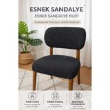 zerıf moda YENİ SEZON Esnek Sandalye Kılıfı | Tam Uyumlu, Lastikli, Yıkanabilir Sandalye Örtüsü