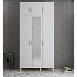 Zerka Concept Açelya Beyaz 135 cm M5 Portmanto