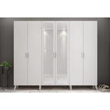 Zerka Concept Açelya Çam Beyaz 208 cm M6 Portmanto