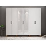 Zerka Concept Açelya Çam Beyaz 270 cm M6 Portmanto