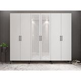 Zerka Concept Açelya Füme Beyaz 240 cm M6 Portmanto