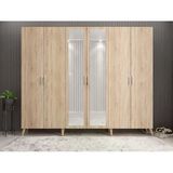 Zerka Concept Açelya Meşe 208 cm M6 Portmanto