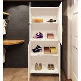 Zerka Concept Alva Tamamı Mdf 4 Raflı Çok Amaçlı Mutfak Banyo Ayakkabılık Dolabı 50 cm