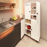 Zerka Concept Natura Çok Amaçlı Mutfak Banyo Ayakkabılık Dolabı 60 Cm 6 Bölmeli