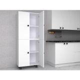 Zerka Concept Rana Tamamı Mdf 4 Raflı Çok Amaçlı Mutfak Banyo Ayakkabılık Dolabı 70 Cm