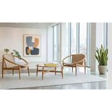 Zerkaconcept Alaçatı Masif Ahşap İroko Ağacı Oturma Grubu Bahçe Balkon Koltuk Takımı 1+1+ Sehpa