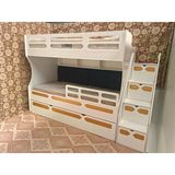 Zerkaconcept Bahram Tamamı Mdf Lake Boyalı Yavrulu 3 Lü Ranza Ba