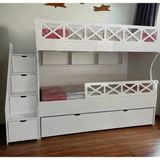 Zerkaconcept Cordoba Tamamı Mdf Lake Boyalı Yavrulu 3 Lü Ranza B