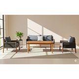 Zerkaconcept Dynamic Masif Ahşap İroko Ağacı Oturma Grubu Bahçe Balkon Koltuk Takımı 3+1+1+ Masa Ahşap