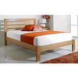 ZerkaConcept Eva İthal Çam Masif Ahşap Başlıklı Karyola 120x200 Renksiz