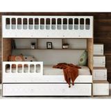 Zerkaconcept Kardelen Mdf Çelik Profilli Yavrulu Ranza Bc M1