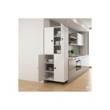 zerkaconcept Lavin Tamamı Mdf 6 Raflı Çok Amaçlı Mutfak Banyo Ayakkabılık Dolabı - 60 Cm