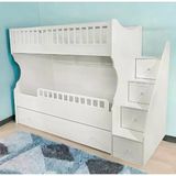 Zerkaconcept Lugo Tamamı Mdf Lake Boyalı Yavrulu 3Lü Ranza B