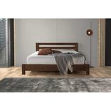 Zerkaconcept Palma Ithal Ladin Masif Ahşap Karyola Ceviz 120 X 200 120 X 200