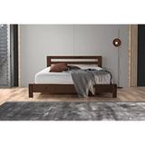 ZerkaConcept Palma Ithal Ladin Masif Ahşap Karyola Ceviz 120x200