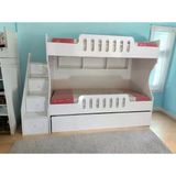 Zerkaconcept Toledo Tamamı Mdf Lake Boyalı Yavrulu 3 Lü Ranza B