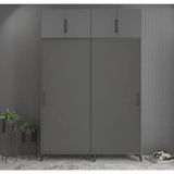 Zerkaconcept Viva Sürgülü Yüklük Modülü Portmanto Vestiyer Ayakkabılık F 160Cm