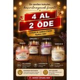 Zerneva Çilek Kokulu El Yapımı Mum / Hediyelik, Özel Gün, Kokulu Mum, 300CC Cam Kavanoz - Pembe