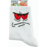 Zero Land Aconcept Emoji Kolej Çorap 8X28 Beyaz - Polyester