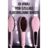 Zero Land Aconcept Saç Düzleştirici Tarak Isı Ayarlı Yıpranma Önleyici Düzleştirici Fön Tarak - Renkli