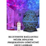 Zero Land Aconcept Yumurta Şeklinde Su Dalgalı Bluetooth Speaker Lamba Renkli Şarjlı